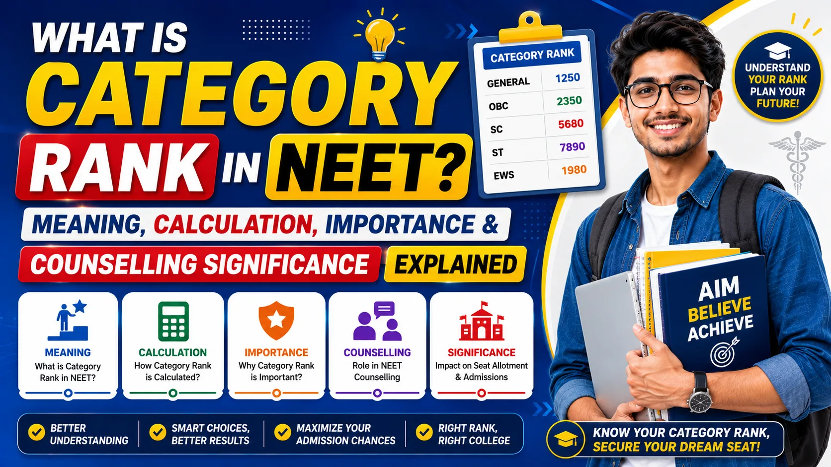 What is Category Rank in NEET? Meaning, Calculation, Importance & Counselling Significance Explained